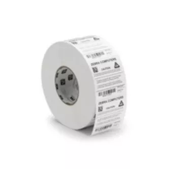 Étiquette Zebra polyester 102x51mm 12 rouleaux/boîte MOQ 1 thermique