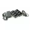 Chargeur de batterie Zebra 3 slots connecté via câble Y - sorties : 3 - États-Unis (lot de 2)