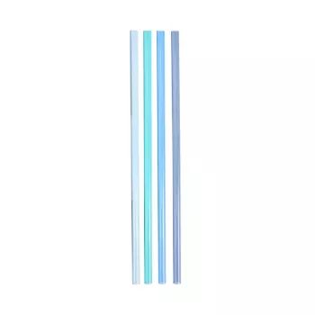 STANLEY Lot de pailles pour The Quencher Travel Tumbler 1,18L, 4 pièces, bleu