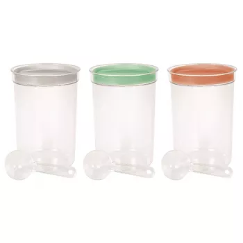 CURVER bol alimentaire rond avec cuillère, 1,7L, couleur assortie, plastique sans BPA