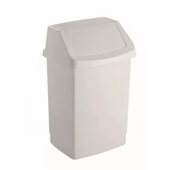CURVER Click-it 15L poubelle blanche 28x23,5x43,8 cm
