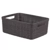 Curver panier Jute S 5 L 27x20x11 cm gris foncé