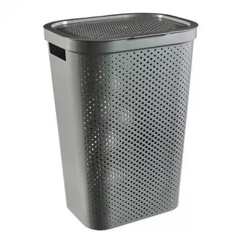 CURVER Infinity Recycled 60L boîte de rangement 44x35x60cm gris foncé