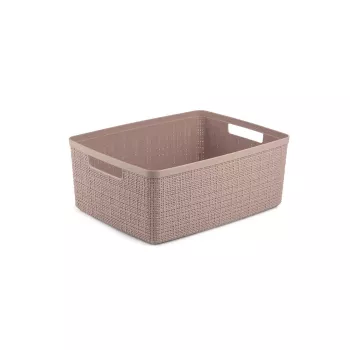 CURVER panier Jute M 12 L 36x28x15 cm rose