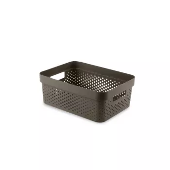 Curver boîte Infinity Recycled 11 L 36x27x14 cm brun