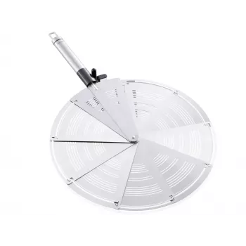 Protège-éclaboussures LEIFHEIT ProLine pour poêles Ø28 cm, maille en acier inoxydable, manche noir