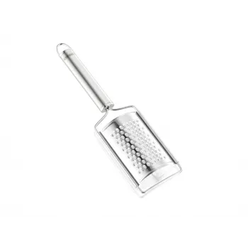Râpe à noix de muscade LEIFHEIT Sterling – râpe manuelle rotative avec compartiment de rangement intégré, surface de râpe fine en acier inoxydable, argent/noir