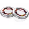 Couvercles pour bocaux LEIFHEIT 10 pièces Ø6,6 cm pour bocaux à bord arrondi Ø5,7 cm – couvercles hermétiques en plastique blanc