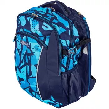 Cartable Herlitz Ultimate 24 L 50043057, Camo Blue