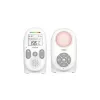 Babyphone audio numérique DECT Chillax CB260 avec interphone, capteur de température, veilleuse, berceuses et alerte par vibration – blanc