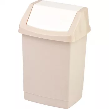 CURVER Click-it Poubelle à pédale 25L beige 32,5x26,5x50,5cm