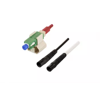 METZ CONNECT 1509QKEA0010-E Connecteur SC OS2 vert monomode à confectionner sur site, lot de 10