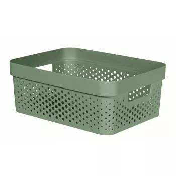 Boîte Infinity Recycled 11L 36x27x14cm CURVER verte