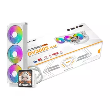 Refroidisseur liquide AIO pour CPU DarkFlash DV360S MAX blanc 360mm ARGB