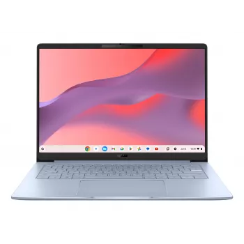Chromebook ASUS CM14 CM1406CM4A-LY0052, MediaTek Kompanio 540, 14 inch WUXGA, 8 Go RAM, 128 Go eMMC, ChromeOS, Blue Aura