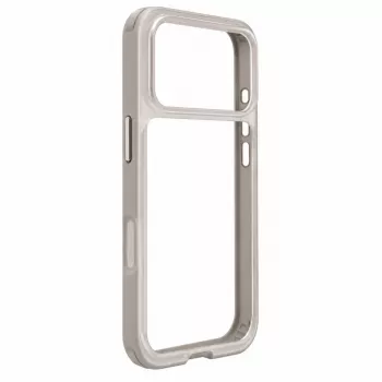 Evelatus Apple iPhone 17 Pro LiveCase Coque hybride avec support PC+TPU Argent