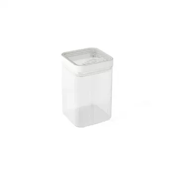 Boîte de conservation pour aliments secs Kara 1,2 L Transparent/Blanc CURVER