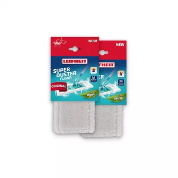 LEIFHEIT lingettes de rechange 2 pièces SuperDuster Floor M 33 cm