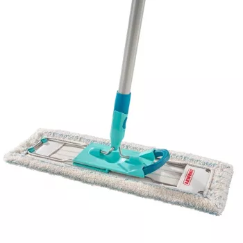 Housse de balai à franges Leifheit Profi XL Cotton Plus avec manche pliable, 42 cm
