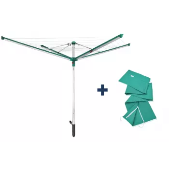 LEIFHEIT étendoir rotatif Linomatic 500 Deluxe housse de protection