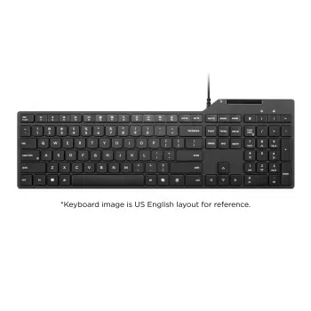 Lenovo clavier filaire USB-A avec lecteur de carte à puce 5000-US anglais 4Y41U13312