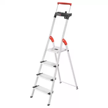 Escabeau ménager aluminium HAILO L85 ComfortLine 4 marches