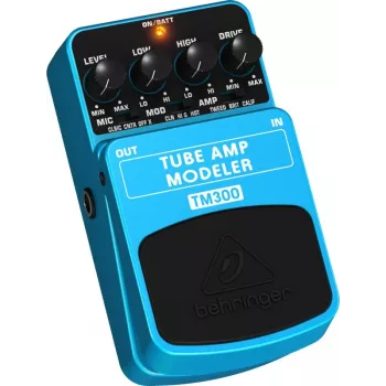 Behringer TM300 Tube Amp Modeler pédale d'effet pour guitare électrique, bleu/noir