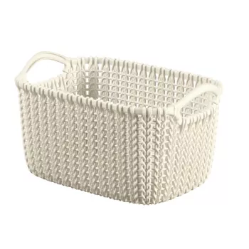 Curver Knit XS panier de rangement rectangulaire 3L blanc 25x18x14 cm