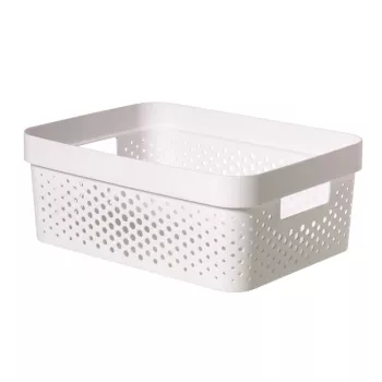 CURVER boîte Infinity Recycled 11L 36x27x14cm blanc