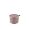 CURVER Jute Round Storage Basket with Lid 2L Pink 17x13cm
