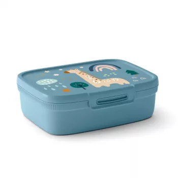 CURVER Snap Box boîte de conservation alimentaire rectangulaire avec séparateur 1,8 L bleu-gris