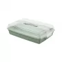 Curver Boîte de transport rectangulaire pour gâteau 45x29,5x11,1 cm vert