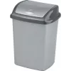 Curver Dominik Poubelle 25L argent