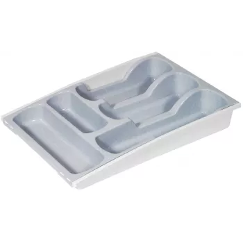 CURVER Bac à couverts 30 x 42 x 6,4 cm, gris