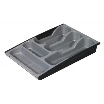 CURVER Modulo Nature Plat de service rectangulaire 42x30x6,4 cm noir ardoise