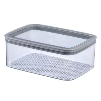 CURVER MasterSeal Dry Boîte de conservation rectangulaire 2,3L transparente avec joint rouge