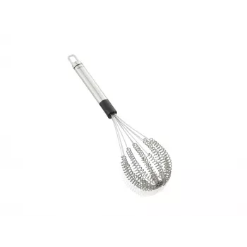 Fouet à main LEIFHEIT Speed Quirl M, acier inoxydable, blanc/gris, 26 cm