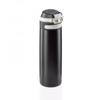 LEIFHEIT Thermo Flip 600 ml noir, gobelet de voyage isotherme