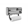 Distributeur mural LEIFHEIT Parat Royal pour papier, film et film alimentaire, blanc/argent