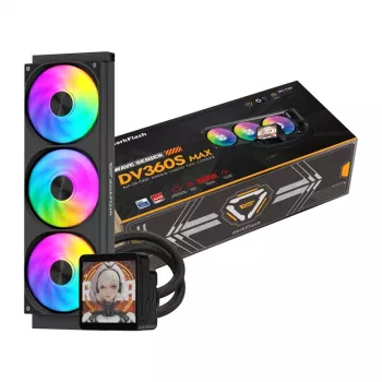 DarkFlash DV360S MAX Watercooling AIO pour CPU 360mm ARGB - noir