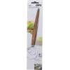Fouet à pâte danois GEFU NEDO 14353, acier inoxydable et bois, 33 cm