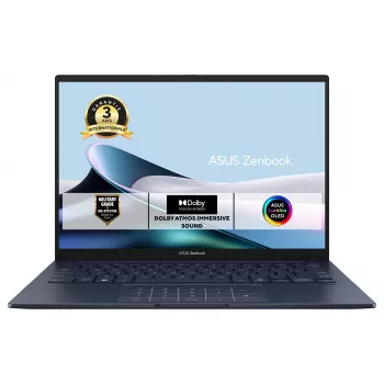 ASUS Zenbook 14 UX3405CA-ISSQD0X ordinateur portable, 14 pouces WUXGA OLED, Intel Core Ultra 7 255H, 16 Go LPDDR5x, 512 Go SSD, Windows 11 Pro, clavier AZERTY français