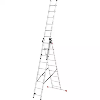 HAILO ProfiStep Combi Ladder Aluminium 3x12 Steps
