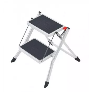 HAILO Marchepied pliable MK60 StandardLine acier 2 marches blanc
