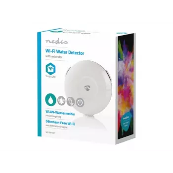 Détecteur de fuite d'eau Wi-Fi NEDIS SmartLife WIFIDW10WT blanc