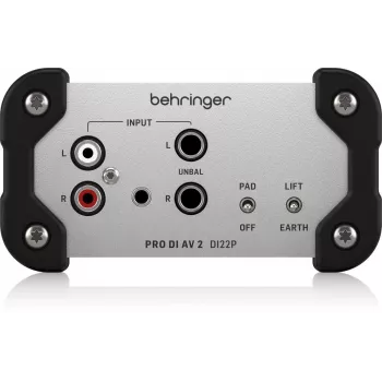 Behringer DI22P Boîte DI stéréo passive