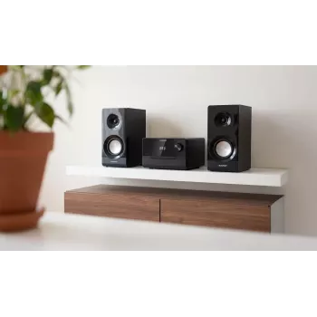 Chaîne micro hi-fi Blaupunkt MS49DAB avec DAB+ et Bluetooth, noire