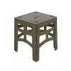 KEEEPER Timo Folding Outdoor Table M, Olive, Aluminium, 80 kg Load, 46.5x44.5x55 cm