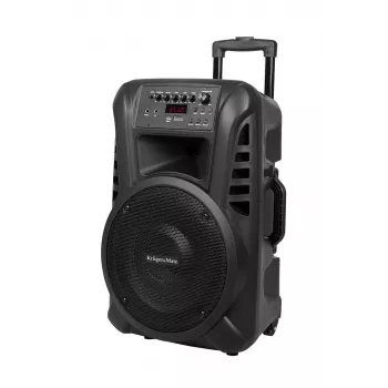 KRUGER & MATZ KM1712 enceinte active 40W avec 2 microphones HF UHF, Bluetooth, USB, SD, radio FM