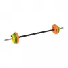 Ensemble de barre en fonte REBEL ACTIVE 20 kg avec barre 140 cm